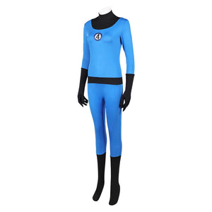 Fantastic Four Invisible Woman Jumpsuit Cosplay Outfits