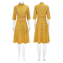 Laden Sie das Bild in den Galerie-Viewer, Fantastic Mr. Fox Mrs. Felicity Fox gelb Kleid Cosplay Outfit