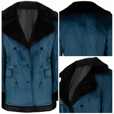 Film Joker: Folie À Deux(2024) Harley Quinn Kunstpelz Jacke auch für ALLTAGH