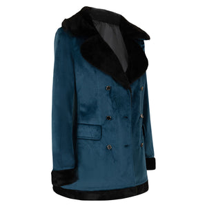 Film Joker: Folie À Deux(2024) Harley Quinn Kunstpelz Jacke auch für ALLTAGH