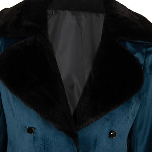 Film Joker: Folie À Deux(2024) Harley Quinn Kunstpelz Jacke auch für ALLTAGH