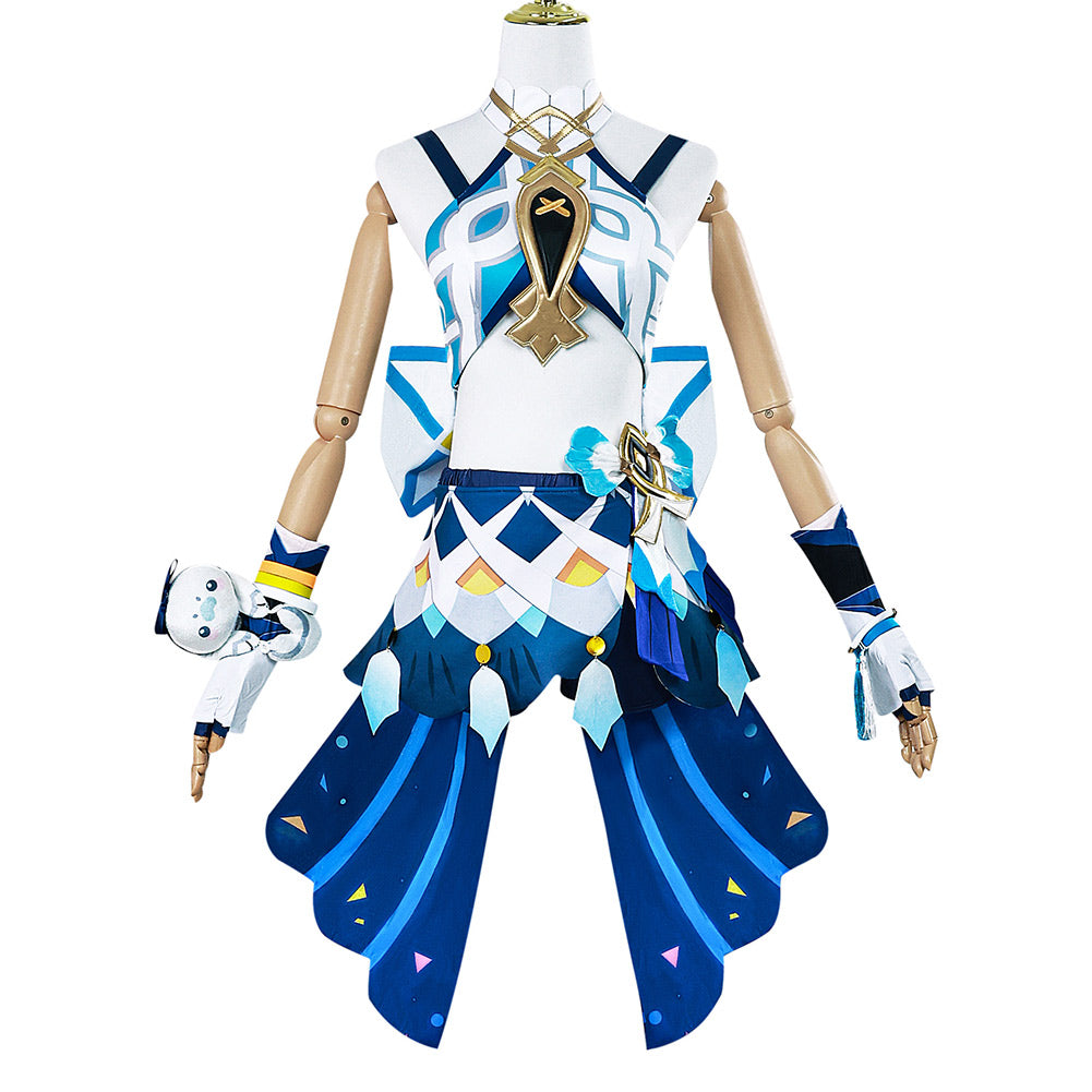 Genshin Impact Mualani Cosplay Kostüm Halloween Karneval Outfits