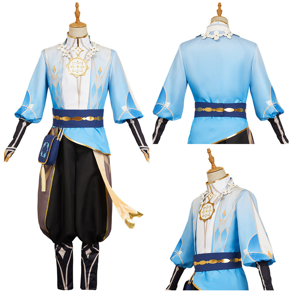 Genshin Impact Traveler Aether Cosplay Kostüm