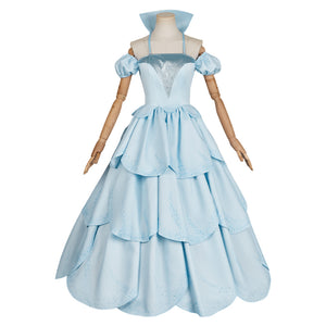 Glinda blau Kleid Wicked Glinda Cosplay Kostüm