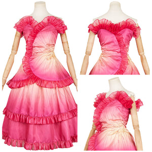 Glinda Kleid Wicked Glinda Damen rosa Kleid