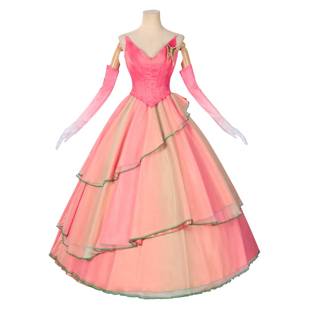 Glinda rosa Kleid Wicked 2025 For Good Glinda Cosplay Kostüm