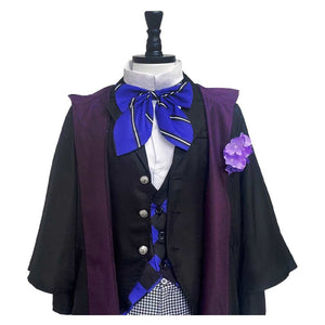 Gregory Violet Black Butler Kuroshitsuji Gregory Cosplay Kostüm Set