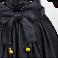 Laden Sie das Bild in den Galerie-Viewer, Grok Ani Mädchen schwarz Kleid Cosplay Kostüm