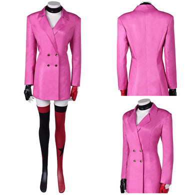 Harley Quinn rosa Kostüm Set Cosplay Outfits