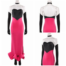 Laden Sie das Bild in den Galerie-Viewer, Hazbin Hotel 2025 Angel Dust rot Kleid Anthony Cosplay Kostüm