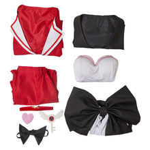 Laden Sie das Bild in den Galerie-Viewer, Hazbin Hotel 2025 Angel Dust rot Kostüm Hellaverse Cosplay Outfits