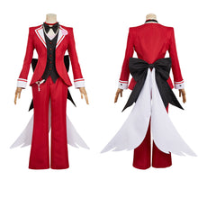 Laden Sie das Bild in den Galerie-Viewer, Hazbin Hotel 2025 Angel Dust rot Kostüm Hellaverse Cosplay Outfits