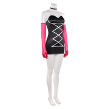 Laden Sie das Bild in den Galerie-Viewer, Hazbin Hotel 2025 Angel Dust schwarz Kleid Anthony Cosplay Kostüm