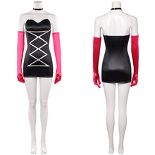 Laden Sie das Bild in den Galerie-Viewer, Hazbin Hotel 2025 Angel Dust schwarz Kleid Anthony Cosplay Kostüm