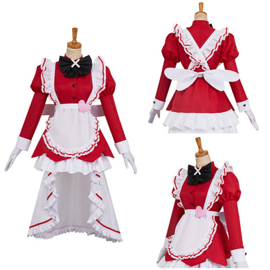 Hazbin Hotel 2025 Carmilla Carmine Dienstmädchen Outfits Hellaverse Carmilla Cosplay Kostüm