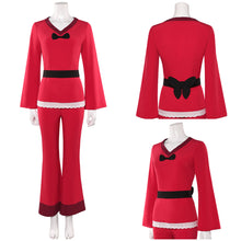 Laden Sie das Bild in den Galerie-Viewer, Hazbin Hotel 2025 Charlotte Morningstar rot Kostüm Set Charlie Cosplay Outfits
