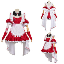 Laden Sie das Bild in den Galerie-Viewer, Hazbin Hotel 2025 Cherri Bomb Dienstmädchen Outfits Hellaverse Missy Cosplay Kostüm
