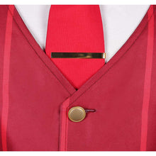 Laden Sie das Bild in den Galerie-Viewer, Hazbin Hotel 2025 The Radio Demon Alastor rot Cosplay Kostüm SET 