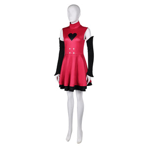 Hazbin Hotel Charlie rot Kleid Charlie Morningstar Cosplay Outfits