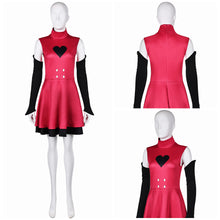 Laden Sie das Bild in den Galerie-Viewer, Hazbin Hotel Charlie rot Kleid Charlie Morningstar Cosplay Outfits