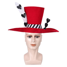 Laden Sie das Bild in den Galerie-Viewer, Hazbin Hotel Valentino Zylinder Cosplay Hut Halloween Mottoparty Requisite