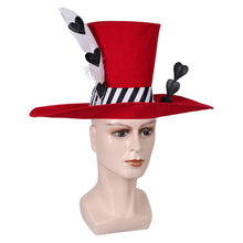 Laden Sie das Bild in den Galerie-Viewer, Hazbin Hotel Valentino Zylinder Cosplay Hut Halloween Mottoparty Requisite