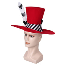 Laden Sie das Bild in den Galerie-Viewer, Hazbin Hotel Valentino Zylinder Cosplay Hut Halloween Mottoparty Requisite