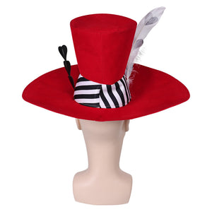 Hazbin Hotel Valentino Zylinder Cosplay Hut Halloween Mottoparty Requisite