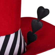 Laden Sie das Bild in den Galerie-Viewer, Hazbin Hotel Valentino Zylinder Cosplay Hut Halloween Mottoparty Requisite