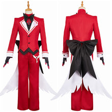 Laden Sie das Bild in den Galerie-Viewer, Hellaverse Alastor rot Kostüm Set Hazbin Hotel 2025 Alastor Cosplay Outfits