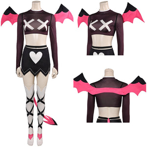 Helluva Boss Verosika Mayday Kostüm Set Hazbin Hotel Verosika Cosplay Outfits