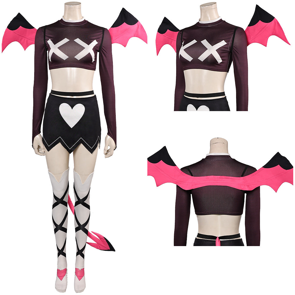 Helluva Boss Verosika Mayday Kostüm Set Hazbin Hotel Verosika Cosplay Outfits