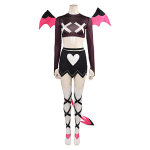 Helluva Boss Verosika Mayday Kostüm Set Hazbin Hotel Verosika Cosplay Outfits