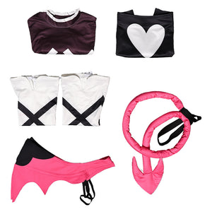 Helluva Boss Verosika Mayday Kostüm Set Hazbin Hotel Verosika Cosplay Outfits