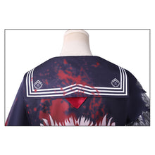 Laden Sie das Bild in den Galerie-Viewer, Hinako Shimizu blau Uniform Silent Hill F Hinako Cosplay Kostüm