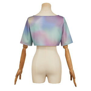 Huntrix Rumi gedruckt Shirt Kpop Demon Hunters Rumi Cosplay Outfits
