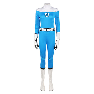 Invisible Woman Sue Storm Jumpsuit The Fantastic Four: First Steps Cosplay Outfits