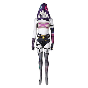 Jinx Sexy Kostüm Set League of Legends Jinx Cosplay Outfits