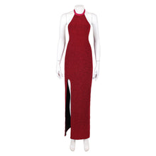 Laden Sie das Bild in den Galerie-Viewer, John Wick Ballerina 2025 Eve Macarro rot Kleid Cosplay Outfits