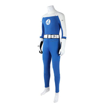 Laden Sie das Bild in den Galerie-Viewer, Johnny Storm Human Torch blau Jumpsuit Cosplay Outfits
