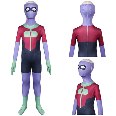 Jungen Kid Omni-Man Jumpsuit Invincible Oliver Grayson Cosplay Kostüm