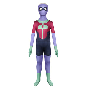 Jungen Kid Omni-Man Jumpsuit Invincible Oliver Grayson Cosplay Kostüm