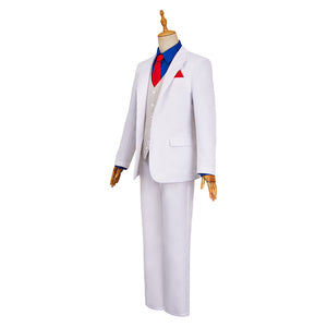 Kazamatsuri Kyouichirou weiß Anzug The Dinner Table Detective Cosplay Kostüm