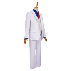 Kazamatsuri Kyouichirou weiß Anzug The Dinner Table Detective Cosplay Kostüm