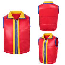 Laden Sie das Bild in den Galerie-Viewer, Kinder Dustin Henderson rot Weste Stranger Things: Tales from '85 Dustin Outfit