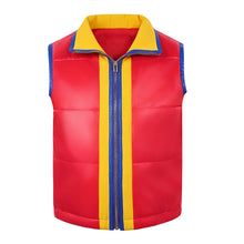 Laden Sie das Bild in den Galerie-Viewer, Kinder Dustin Henderson rot Weste Stranger Things: Tales from '85 Dustin Outfit