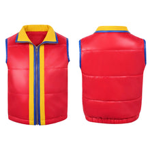 Laden Sie das Bild in den Galerie-Viewer, Kinder Dustin Henderson rot Weste Stranger Things: Tales from '85 Dustin Outfit