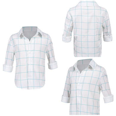 Kinder Jinu Saja weiß Shirt Kpop Demon Hunters Saja Boys Jinu Cosplay Outfits