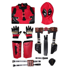 Laden Sie das Bild in den Galerie-Viewer, Kinder Jungen Deadpool &amp; Wolverine Deadpool Jumpsuit Cosplay Kostüm