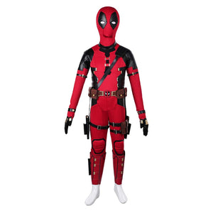 Kinder Jungen Deadpool & Wolverine Deadpool Jumpsuit Cosplay Kostüm